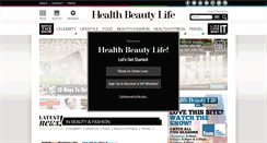 Desktop Screenshot of healthbeautylife.com